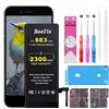 Beefix Batteria per iPhone SE 2022(SE3): Batteria Li-Ion 2300mAh alta capacità per iPhone SE 2022 (SE3) con strumenti riparazione professionali Compatibile con modelli A2782 A2783 A2784 A2785 A2595