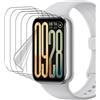 SRSRROP 5pcs Pellicola idrogel per XIAOMI Smart Band 9 Pro 1,74，Smart Watch Trasparente TPU Pellicola flessibile，HD Clear Hydrogel autoreparante film idrogel，anti-graffio protettore idrogel