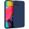 MyGadget Cover per Samsung Galaxy M53 5G - Custodia in Silicone Morbido a Doppio Strato - Case con Protezione Fotocamera & Fodera Interna Antigraffio - Blu scuro