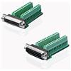S SIENOC Connettore Adattatore D-SUB DB25-G2 Maschio + M2 Femmina Terminale Breakout PCB Board