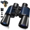 Yeegnar Binocolo 20 x 50 per adulti, binocolo HD con visione notturna, binocolo compatto con lenti FMC impermeabile tattico per caccia, escursioni, concerti con BAK4 Prism con adattatore per smartphone LAN