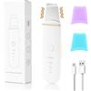 Veloray Pulizia Viso Ultrasuoni, Skin Scrubber con 4 Modalità Regolabili, Schermo LED USB Ricaricabile Pulizia Profonda Rimozione Comedoni Esfoliazione Delicata