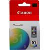 CANON CL-51 0618B027 COLORE INCHIOSTRO - 320 PAGINE PER PIXMA IP1800