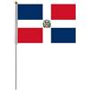 Pandiui23 20 Pezzi di Bandiere a manovella della Repubblica Dominicana, Repubblica Dominicana Mini Bandiera portatile, Bandiera Repubblica Dominicana, Piccola Bandiera Repubblica Dominicana