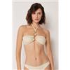 Calzedonia Fascia Costume Wild Jungle Bianco