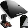 PAYFULLY Tavola scorrevole per Bimby TM7 in vetro acrilico di alta qualità, base antiscivolo con ruote per un facile spostamento, colore nero