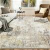 INOVADAY 150x210 cm Tappeto Lavabile in Lavatrice Tappeti Moderno Astratto Marrone/Grigio