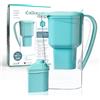 ALKANATUR Caraffa filtrante acqua Alkanatur Drops | Idrogena + ionizza + apporta magnesio | Elimina cloro + metalli | Normativa UNE 149101:2015 | Capacità 1.4L senza sostanze tossiche