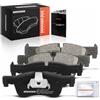 Frankberg Set pastiglie freno 4x pezzi Anteriore 34116858910 | Compatibile con BMW Serie 1 F20 F21 114 116 118, 2 F23 F22 F87 218; escluse. Contatto di segnalazione usura, 34116850567, ATE