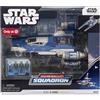 Star Wars™ Micro Galaxy Squadron Rebel U-wing Starfighter - Veicolo da 12 pollici con ali pieghevoli e quattro accessori per micro figure da 1