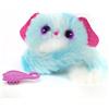 Bandai - Pomsies - Lulu - Cucciolo Bianco e Blu - Peluche interattivo Che Si aggrappa Ovunque - 82844