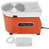 Ovshnrr Macchina per Ceramica elettrica con Display LCD 25CM 350W Lavori Artigianali in Ceramica Doppio Controllo