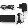 Allteq ALTQ-HUB-100, USB 2.0, USB 2.0, nero, plastica