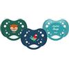 DODIE ESSENTIEL - Ciuccio Anatomico per neonati, +18 mesi, blu, verde, pappagallo, confezione da 3