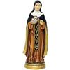 DRW Figura Santa Eduviges Resina dipinta a mano 12 cm