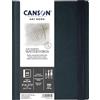 Canson Professional Book, Carta per acquerelli, grana fine, 300 gsm, Quaderno cucito, copertina rigida, 21,6 x 27,9 cm, bianco, 20 fogli