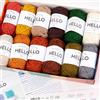 Hello Yarn Hello 100% cotone 12 gomitoli, confezione da 12 gomitoli, vintage