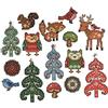 Design Works Woodland Ornaments Darice-Tela di plastica
