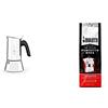 Bialetti New Venus Caffettiera In Acciaio Inox, Adatta All'Induzione, Argento, 4 Tazze & Perfetto Moka Caffè Macinato, Gusto Classico - 1 X 250 Gr
