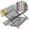 Better Houseware 1489 Grande Pieghevole scolapiatti, Nero