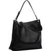 FEYNSINN® Borsa a secchiello vera pelle JUNA borsa a spalla Hobo bag donna nero prodotto artigianale