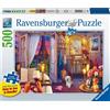 Ravensburger Spielverlag Puzzle RAVENSBURGER Luoghi accoglienti: bagno a Parigi XXL 500 pezzi