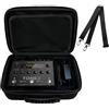 Musiin - Custodia per pedale di effetti chitarra compatibile con IK Multimedia TONEX Pedal X-VIBE, X-DRIVE, X-SPACE, X-TIME, adatta per performance, pratica e viaggio. Portatile, antiurto, con cinghia