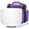KVKA Crystal Singing Bowls, 432HZ Frosted Quartz White 12 Inch C Note Sound Bowl for Therapy Meditation Healing with Travel Carry Case Bag