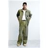 Desigual, pantalone lungo militare, Uomo, Verde, 28