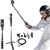Jkoailiwi AT29 Action Camera Treppiede Combo per DJI Osmo Pocket 3