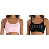 Juicy Couture - Bralette Senza Ferretto da Donna, Senza Cuciture, Comoda, Multipack, XL