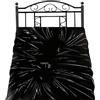 Doukesh Lenzuolo impermeabile 200 x 220 CM Lenzuola Impermeabili in PVC Copriletto da Gioco in Plastica Telo Impermeabile Letto Nero per Evitare Che Il Materasso Si Bagni