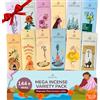 CALMVEDA Incenso Bastoncini Naturali Assortita - Mega Confezione (144 Bastoncini, 12 Aromi) incenso Non Tossici Senza Carbone | Incenso Natalizio Kit Incensi Regalo (combustione lenta, lunga durata)
