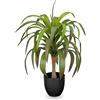 Oairse Piante di agave artificiale da 56 cm, pianta finta in vaso, realistica, pianta di agave finta per interni per casa, ufficio, soggiorno, cucina, tavolo, decorazione esterna