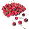 EQLEF Ciliegie Artificiali Frutta, 72 Pz Frutta Finta Decorativa Frutta Artificiale Ciliegie Set per la Decorazione del partito del Ristorante Della Tavola della Cucina