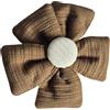 Generico Bloom Coppia Calamite per Tende a Forma di Fiore in Vari Colori (Brown)