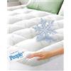 Niagara Sleep Solution Topper matrimoniale Cloud-Like Comfort - Protezione in viscosa di bambù ultra morbida, traspirante e rinfrescante - 180x200 cm, vestibilità profonda