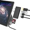 Bawanfa Surface Pro 4/Pro 5/Pro 6 Docking Station Hub USB Adattatore Hub USB 3.0, Lettore di schede di memoria SD e TF/Micro SD, Accessori per convertitore porta HDMI 4K per Microsoft Surface Pro 6/5/4