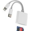 HOYULLI Lettore schede USB C Lightning a SD (2 in 2) Micro SD Card Reader per iPhone 16 15 14 13 Pro Max Adattatore per iPad MacBook per Apple Tipo C Compatibile con Samsung S25 S24 Fotocamera TF Memoria