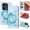 Cover A Libro Per Xiaomi Redmi Note 13 4G Con Pellicola Vetro Temperato - Portafoglio RFID Lilla - 3