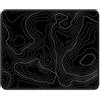 ITNRSIIET Tappetino per mouse con base in gomma antiscivolo, bordo cucito, texture premium, tappetino per mouse da gioco impermeabile, per mouse wireless, computer, laptop, ufficio, 10,2 x 8,7,6 cm,