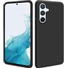 HS Products HSP Custodia per Samsung Galaxy A54 5G [plastica biologica sostenibile] | Biodegradabile | Riciclabile | Paglia di grano TPU Case | Ecologica | Perfettamente opaca | Nero