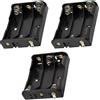 Aerzetix -3x Supporto Batteria - 3xAA LR6 - Enclosure per 3 pile o batterie Chassis - C3431
