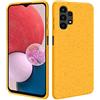 HS Products HSP Custodia protettiva per Samsung Galaxy A13 4G, in plastica biologica sostenibile, biodegradabile e riciclabile, in TPU ecologico, su misura opaca, colore: giallo