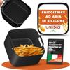 UNBOX 2 Pezzi 21CM Silicone Per Friggitrice Ad Aria per Cecotec 5,5L/6L, Innsky 6L, COSORI 4,7L/5,5L - Accessori Friggitrice ad Aria in Silicone per Philips 6,2L, Teglie Quadrate per Airfryer