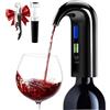 Cosyall Aeratore Elettrico per vino, Erogatore Liquori Smart - Nero