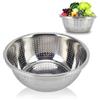 Baxnore Scolapasta in Acciaio Inossidabile, Cestello per Lavare Verdure Antiruggine, Cestello per Lavare Frutta, Colino Multiuso in Acciaio Inossidabile per Cucina Domestica (30 cm)
