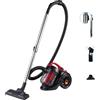 EFFEKTIV Aspirapolvere senza Sacco GranTornado 1000X, Aspirapolvere Potente Compatto Ciclonico 1200W, Potenza di Aspirazione 85000Pa, Capacità 2.5Litri, 76dB, Filtro HEPA, Cavo 3m, Per Peli Animali
