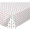 BEAUTEX - Tovaglia in tela cerata, bianca, a pois, rotonda, ovale o rettangolare, misura a scelta, PVC, Bianco liscio, pois colorati., Rosso 100 cm