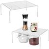 Lonian Kitchen Armadio Organizzatore, Mensola di Stoccaggio Casa e Cucina Rack Filo per Armadi Cucina, Counter-Top, Pantries, Alimenti e Utensili (Confezione da 2)